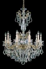 Schonbek 1870 5008-22R - La Scala 10 Light 120V Chandelier in Heirloom Gold with Radiance Crystal