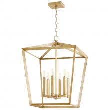 Cyan Designs 10380 - Hyperion Chandelier 6-Light Aged Silver Leaf - Small
