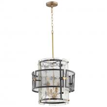 Cyan Designs 11117 - Panorama Chandelier Noir & Aged Brass - Small